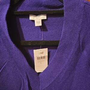 J. Jill Majestic Violet Knit Top